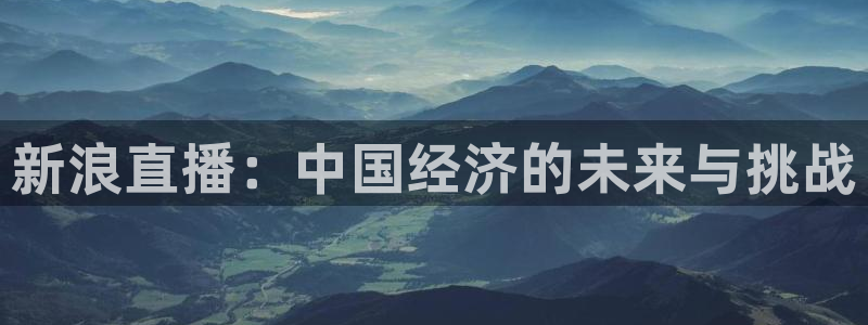蜘蛛nba直播：新浪直播：中国经济的未来与挑战